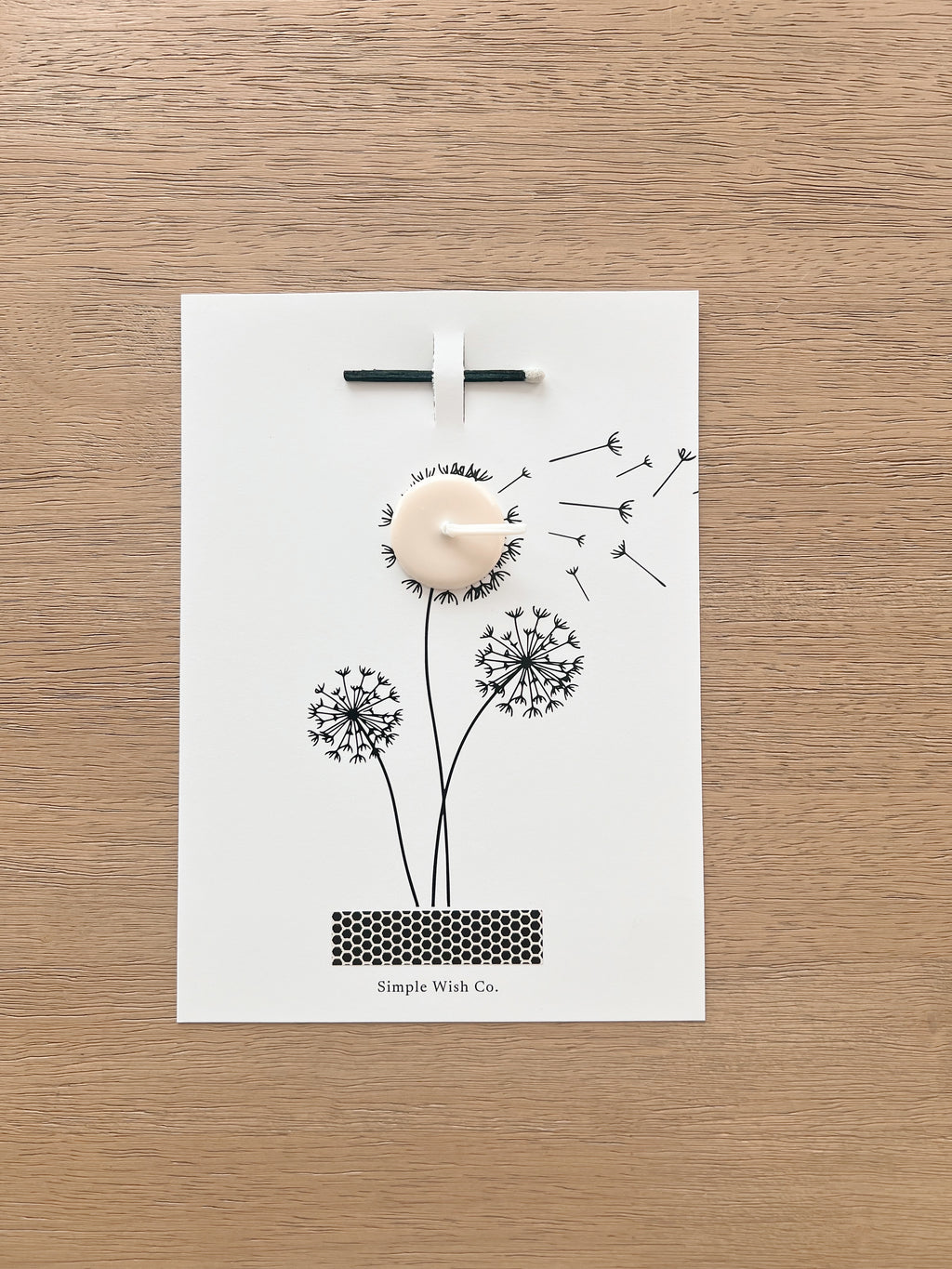 Dandelion Wish Card