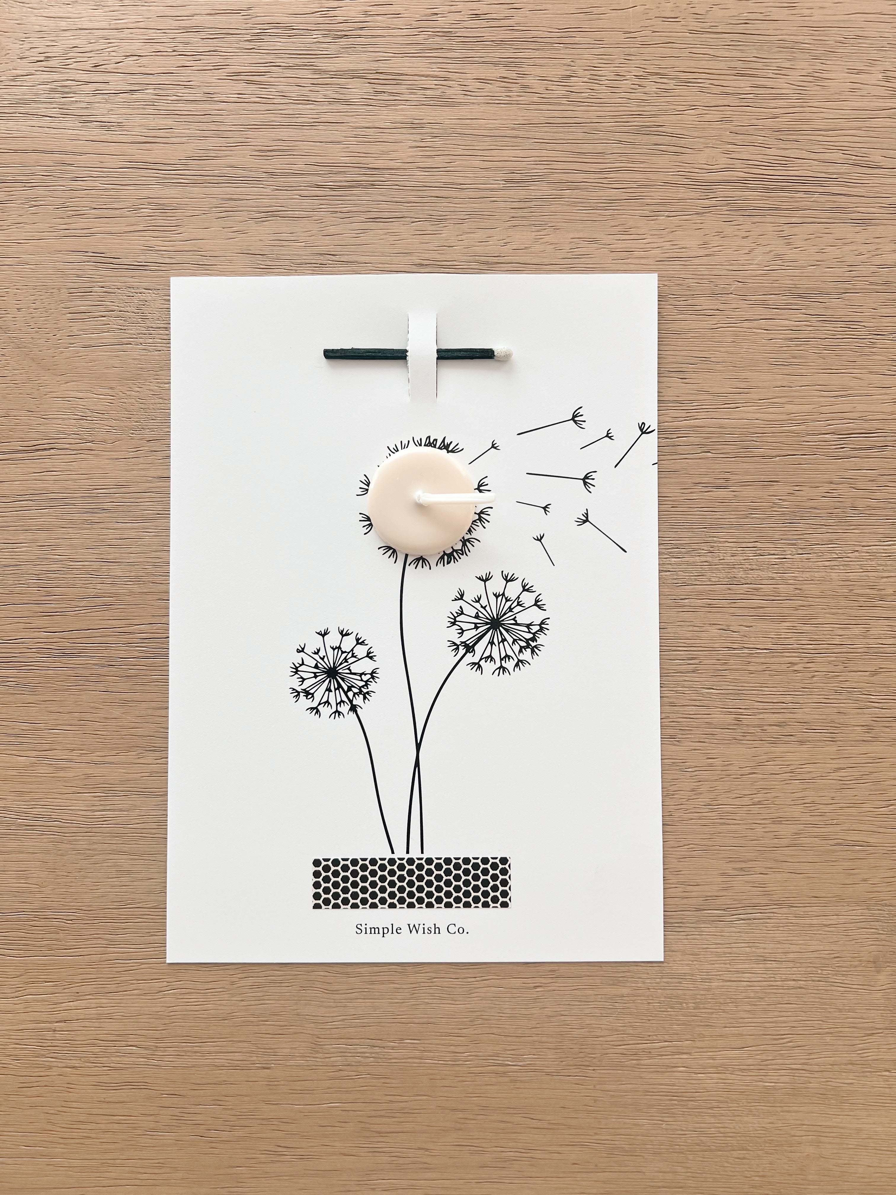 Dandelion Wish Card